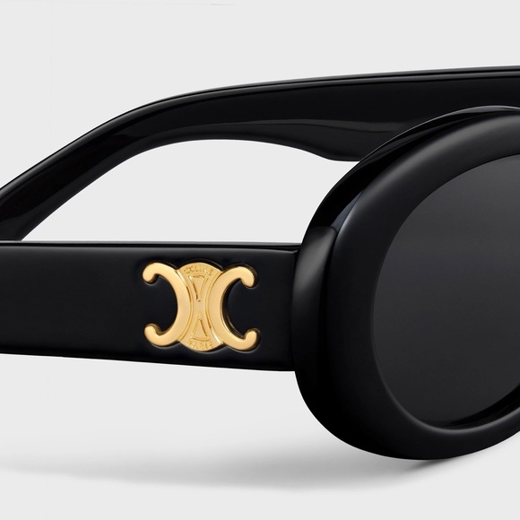 CELINE TRIOMPHE 01 SUNGLASSES IN ACETATE
BLACK - Picture 3 of 15